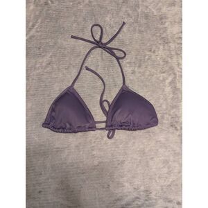 Victoria's Secret Swim Size S Purple The Teeny Triangle String Bikini Top